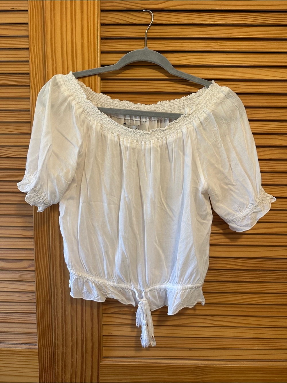 August Peasant blouse XS